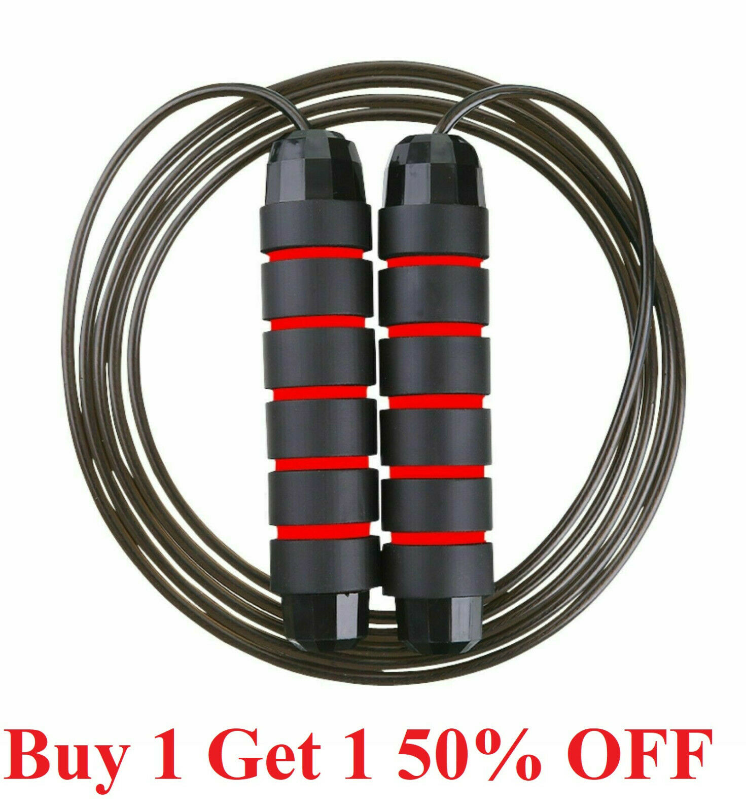 Jump Rope Gym Aerobic Exercise Boxing Skipping  Adjustable Bearing Speed Fitness
