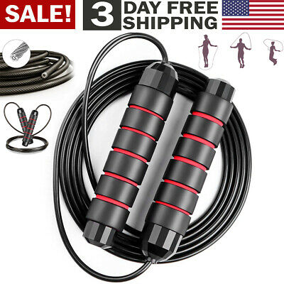 Jump Rope Speed Skipping Crossfit Workout Gym Aerobic Exercise Boxing
