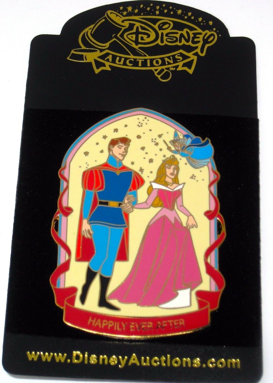 New Le 100 Disney Auction Pin✿ Sleeping Beauty Aurora Happily Ever After Phillip