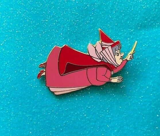 Disney Wdw - Flying Flora Fairy From Sleeping Beauty 2001 Pin
