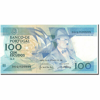 [#593014] Banknote, Portugal, 100 Escudos, 1988-11-24, Km:179f, Unc