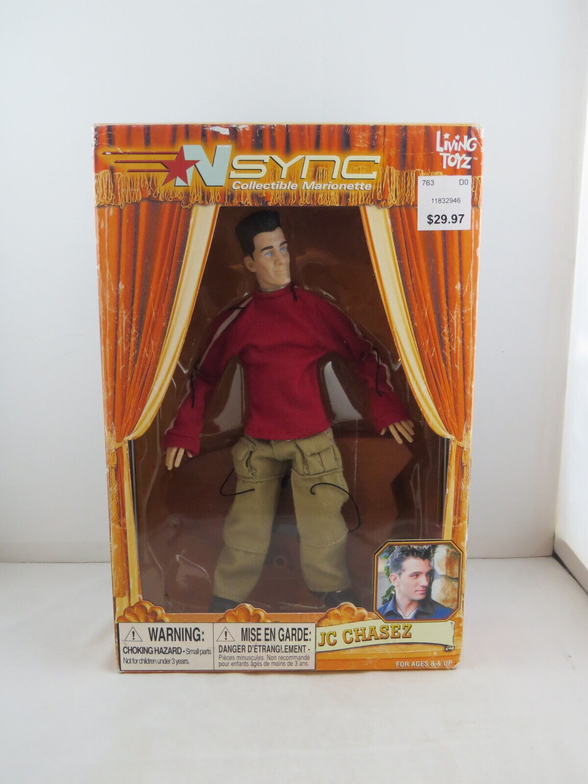 Nsync  Marionette Dolls - 2000 Jc Chasez Figurine - New In Package