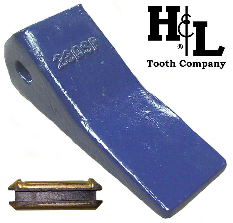 230csp H&l Tooth Co. 23 230 Backhoe Bucket Teeth + Pin Deere Case Jcb 230sp Cast