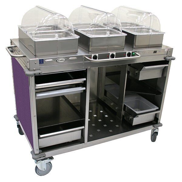 Cadco Cbc-hhh-l7-4 55" Electric Hot Food Serving Counter
