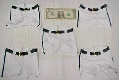 5 Greek Doll Clothes Baseball Uniform Pants, Shorts Team Sports Outfit Softball