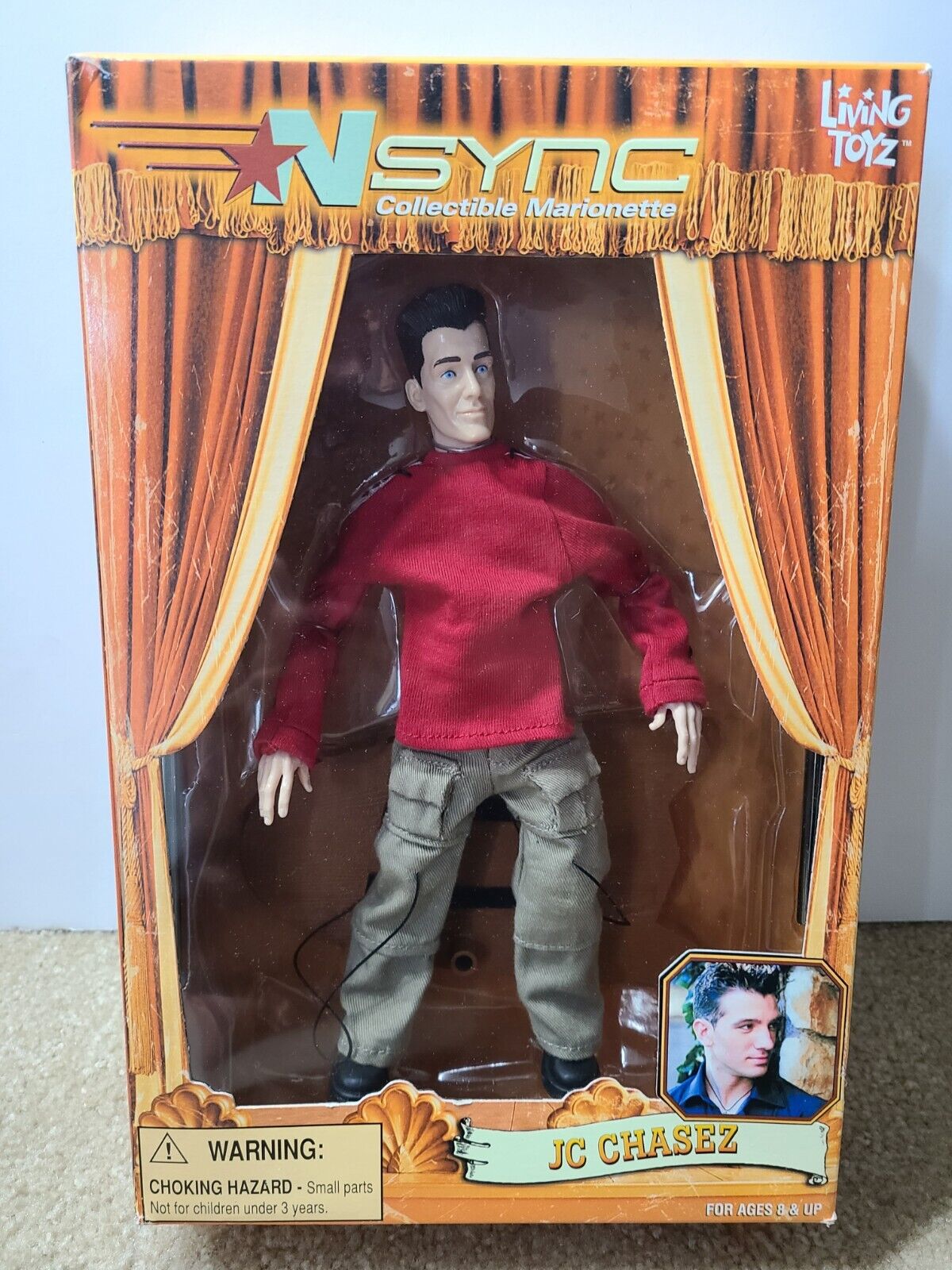 2000 Nsync Collectible Marionette Doll Jc Chasez!