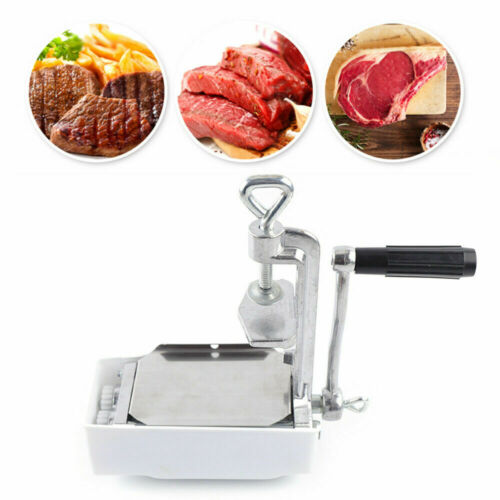 Manual Meat Tenderizer Kitchen Gadget 2 Rollers Marinate Flatten Steak Machine