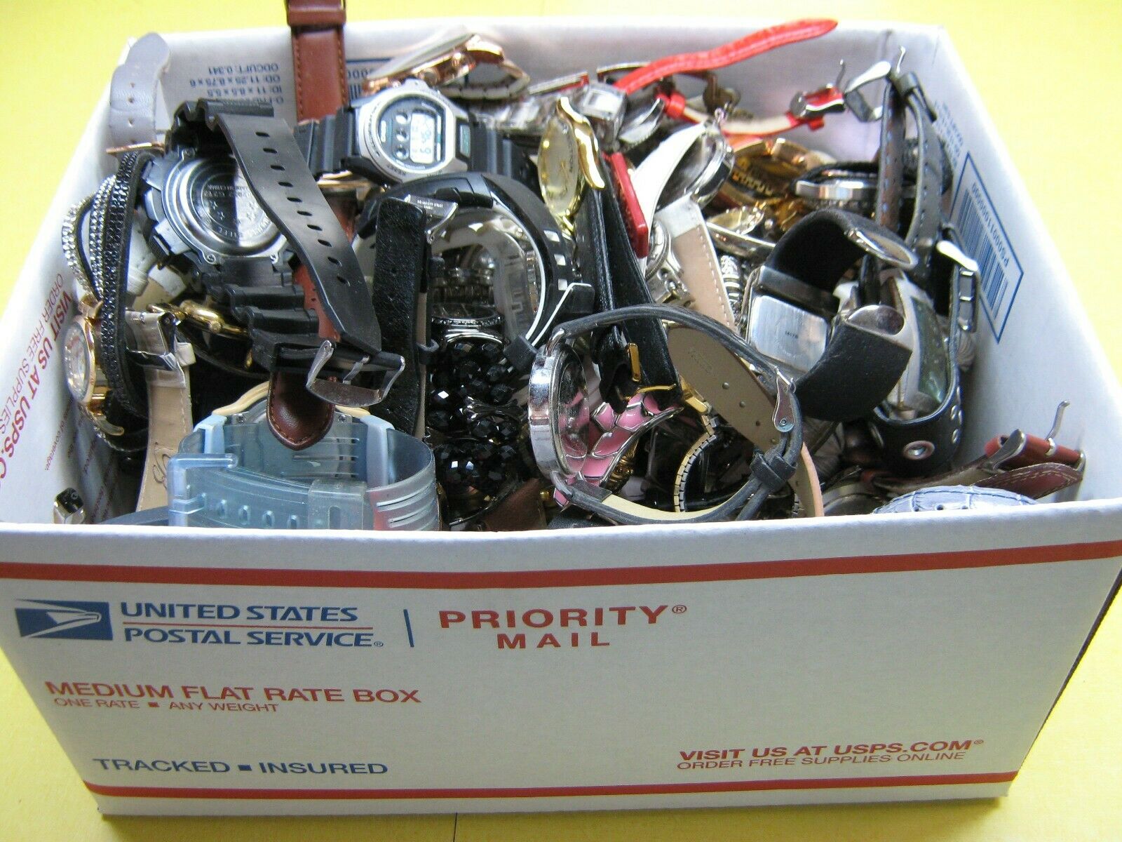 Nice 11 Pound Lot Of Untested Watches For Parts, Repair, Resale Or Wear - Jc