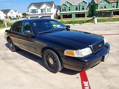 2011 Ford Crown Victoria Police Interceptor 2011 Ford Crown Victoria Sedan Black Rwd Automatic Police Interceptor
