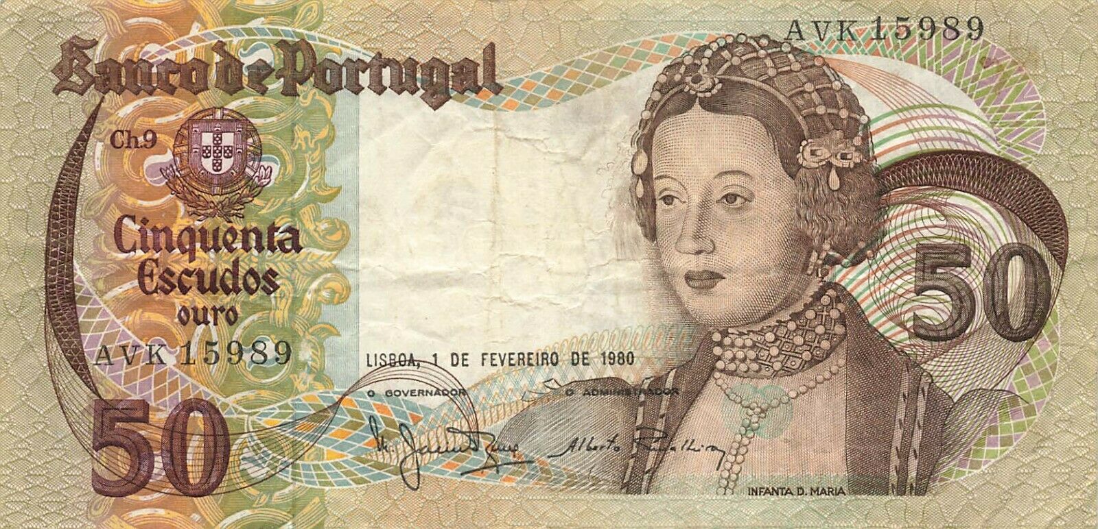 Portugal 50 Escudos 1980