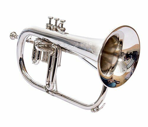Best Offer Sai Musical Flugel Horn 3 Valve-bb (silver) Trumpets//