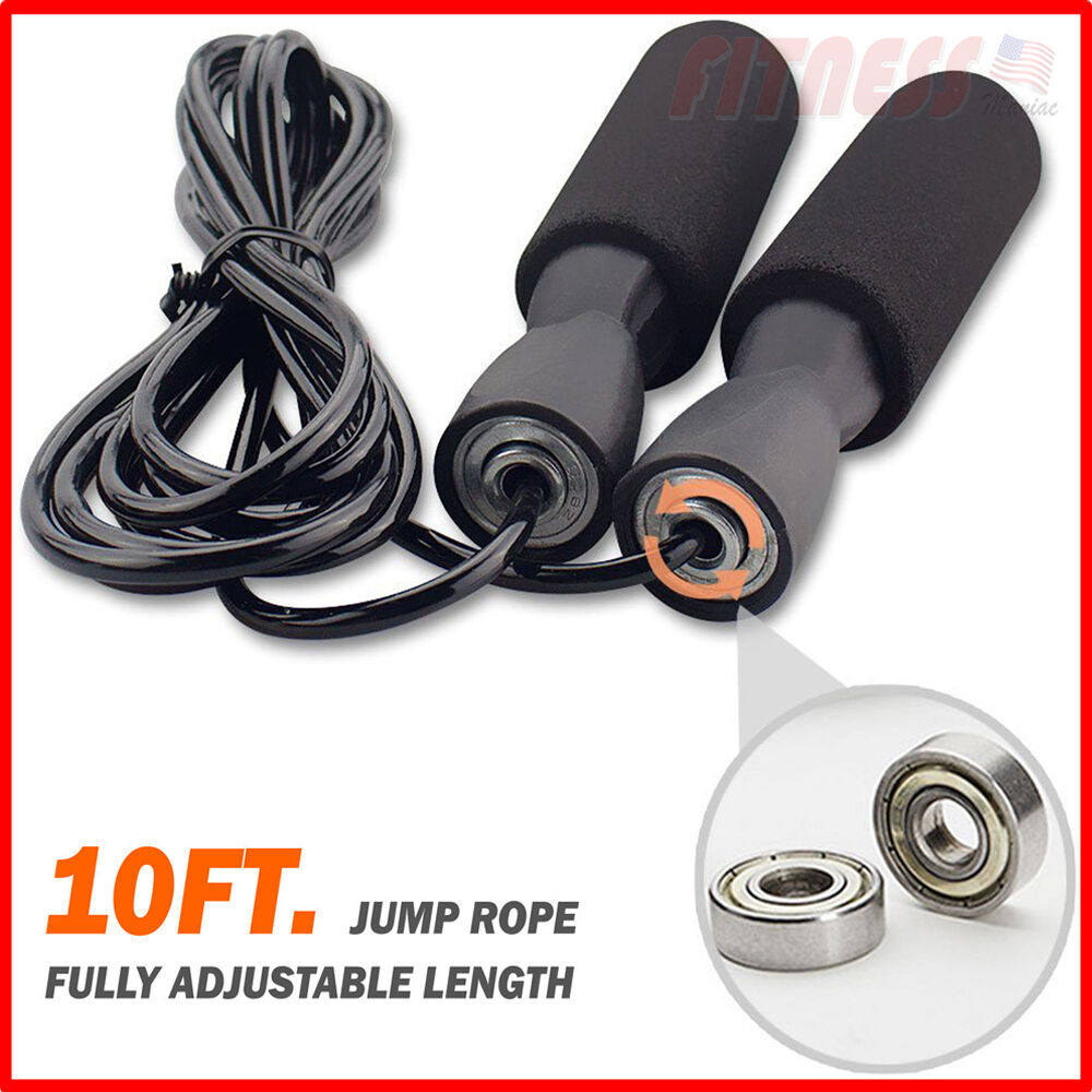Speed Skipping Jump Rope Adjustable Fitness Exercise Gym Boxing Mma