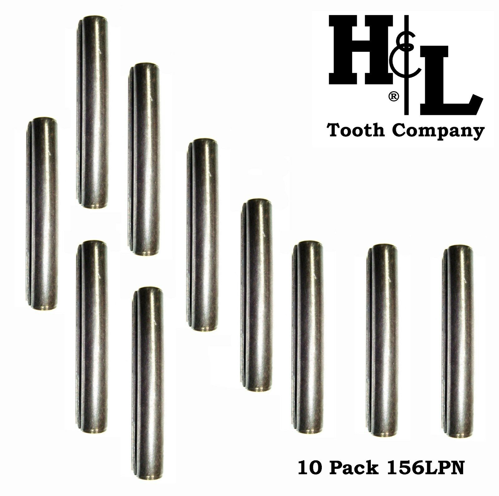 156lpn Long Hensley Style Roll Pins X156 Bucket Teeth By H&l 2.25" (10) P156