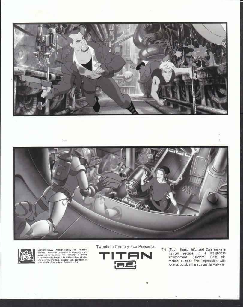 Cale, Korso And Akima  In Titan A.e. 2000 Cartoon Original Movie Photo 39447