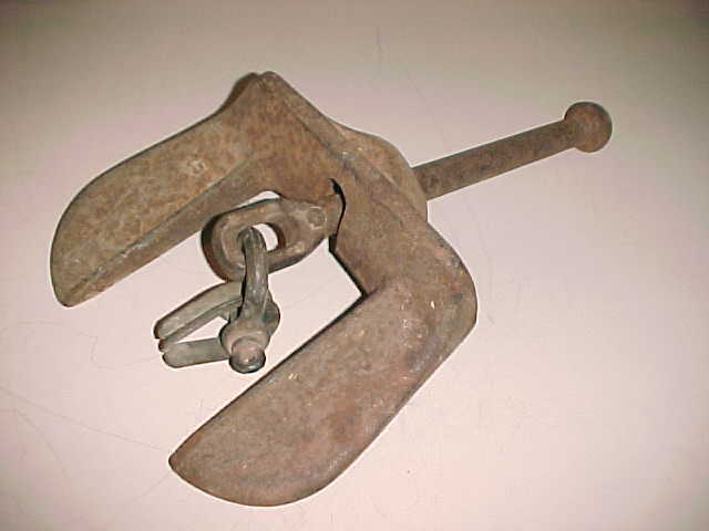 Old Iron Anchor   -   Authentic Vintage  -  17" Long   Very Heavy