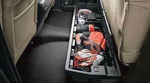 2007-2019 Toyota Tundra Double Cab Rear Under Seat Storage Tool Box Pt871-34070