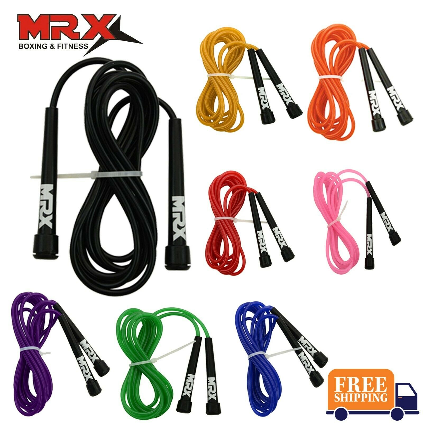 Mrx Jump Rope Gym Training Speed Skipping Crossfit Mma Boxing 9' Long Adult Kids
