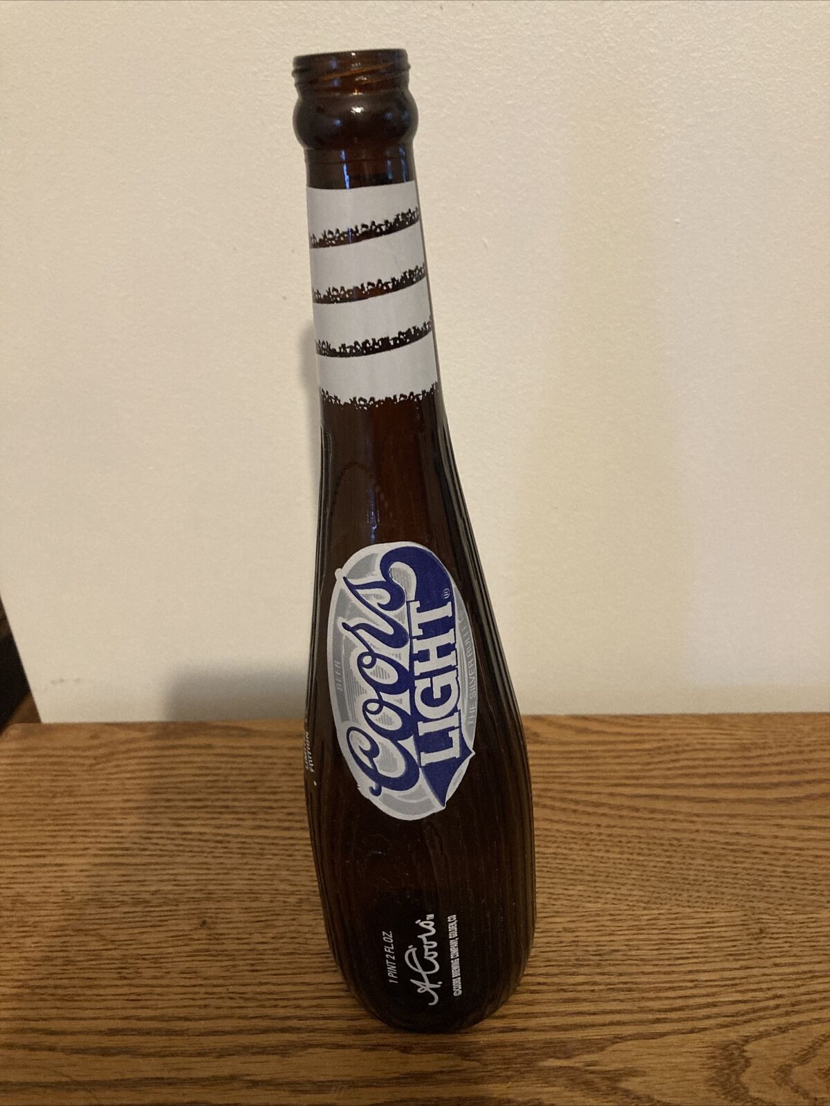 Coors Light Baseball Bat Beer Bottle