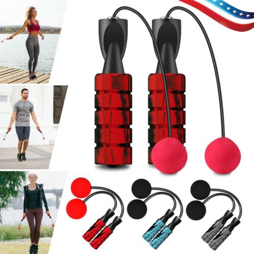 70mm Wireless Ropeless Jump Rope Adjustable Cordless Skipping Weighted Fitness