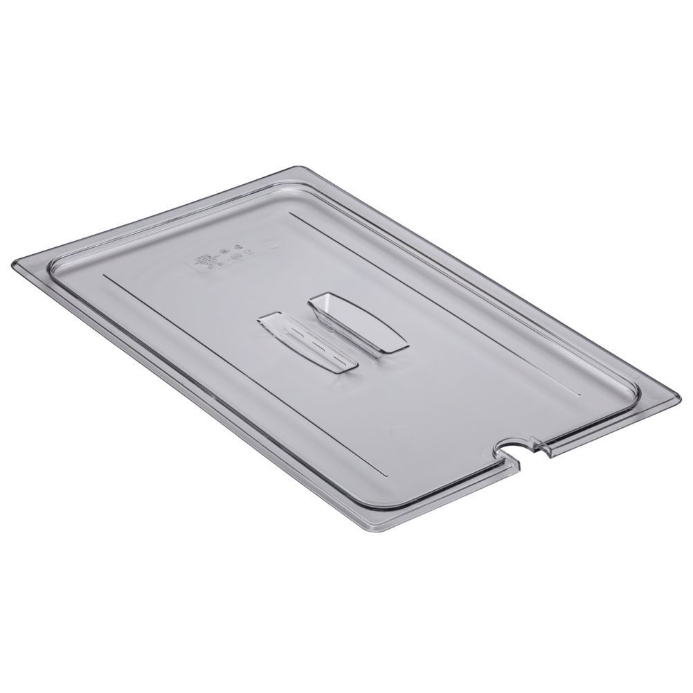 Cambro 10cwchn135 Camwear Full Size Notched Food Pan Cover With Handle