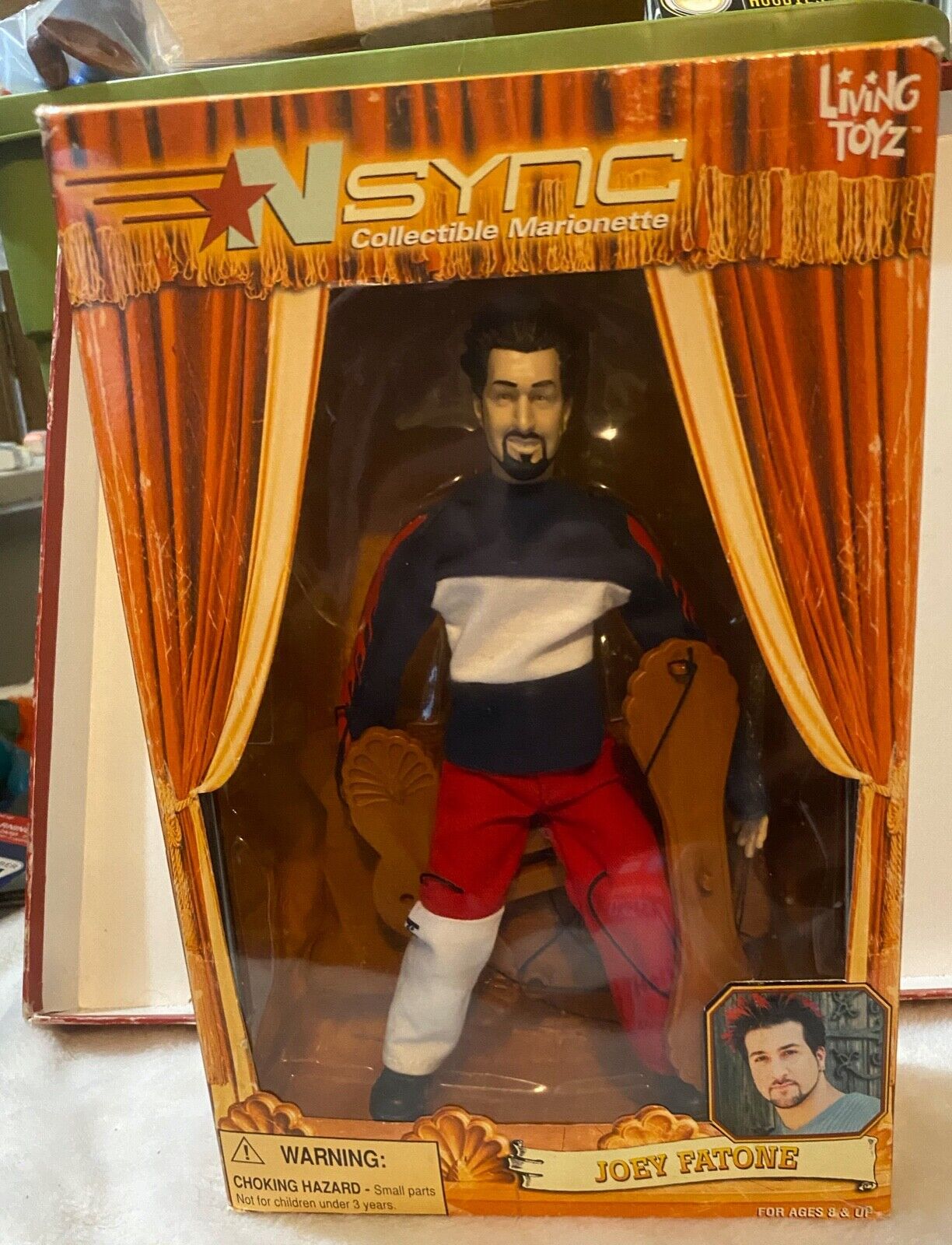 Joey Fatone N Sync Collectible Marionette - Living Toys -