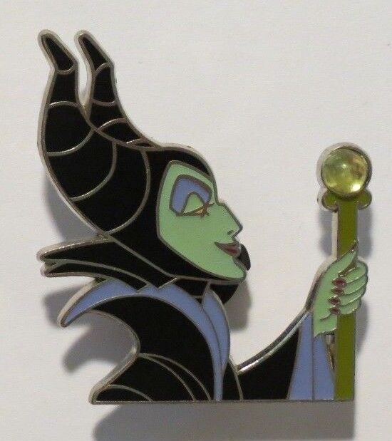 Disney Dlr Wdw Villain Maleficent Holding Staff With Stone Sleeping Beauty Pin