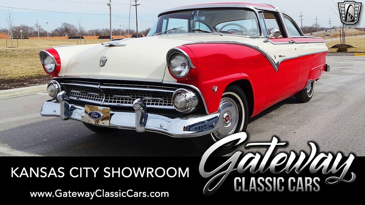 1955 Ford Crown Victoria  Red/white 1955 Ford Crown Victoria  312 V8 Automatic Available Now!